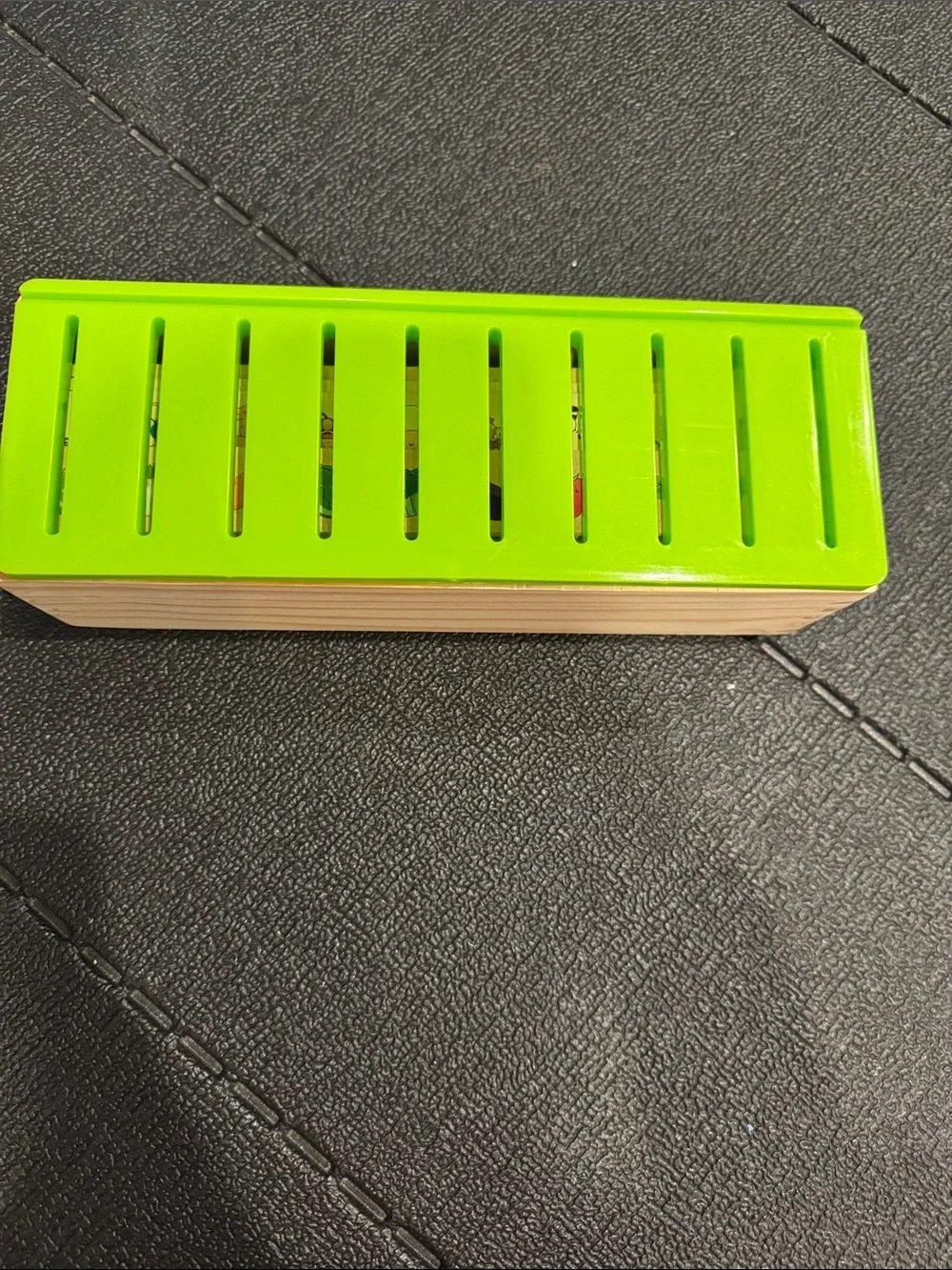 Wooden Animal and Learning Sorter Toy - Green